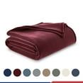 thumbnail image 1 of Soft All-Season Fleece Throw Blanket – Cozy Layering Bed Blanket – Twin Size – Red, 1 of 7