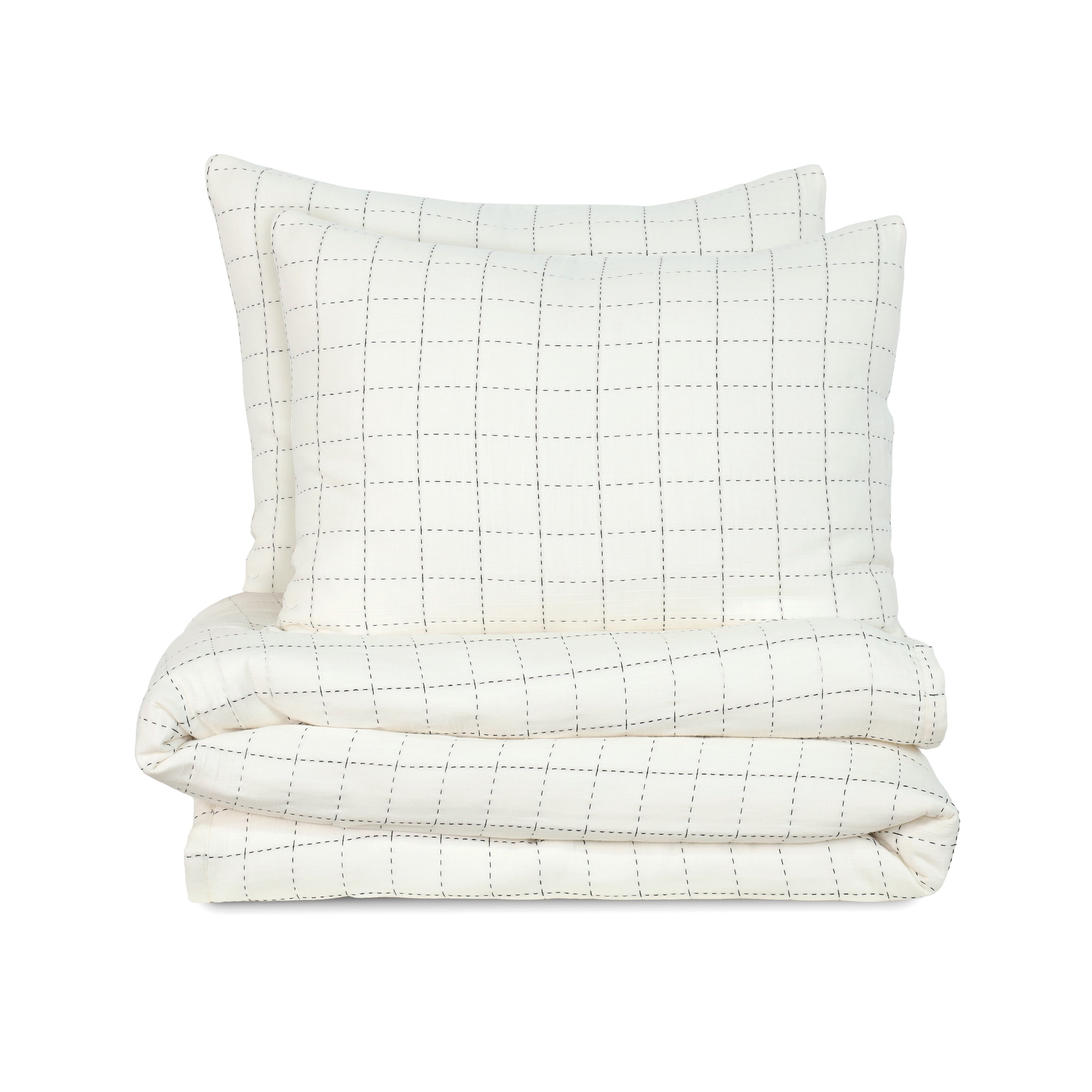 Vellux Yukon Quilted Coverlet Set, King, Ivory