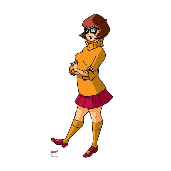 Velma Life-Size Cardboard Cutout Standup in Orange and Red