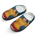 thumbnail image 1 of Velma Scooby Kids Cotton Slippers Slip-on Indoor Memory Foam House Shoes Fluffy Slippers Furry Cozy Comfy Slippers Boys Girls, 1 of 8