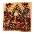 thumbnail image 1 of Velmasee Christmas Theme DIY Diamond Painting Kit with Canvas, Bead Art Craft Set with Complete Tools, Beginner Friendly Beaded Art Set for Adults Home Wall Decor Xmas Holiday Gift, Santa-2, 1 of 8