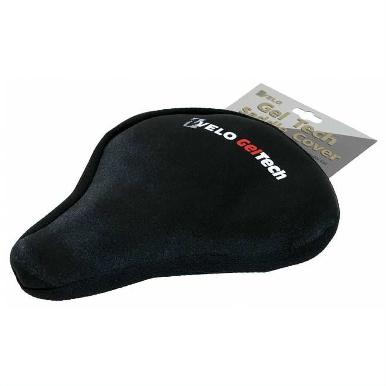 Velo Gel Tech Bicycle Seat Cover (Standard) , Black , Large