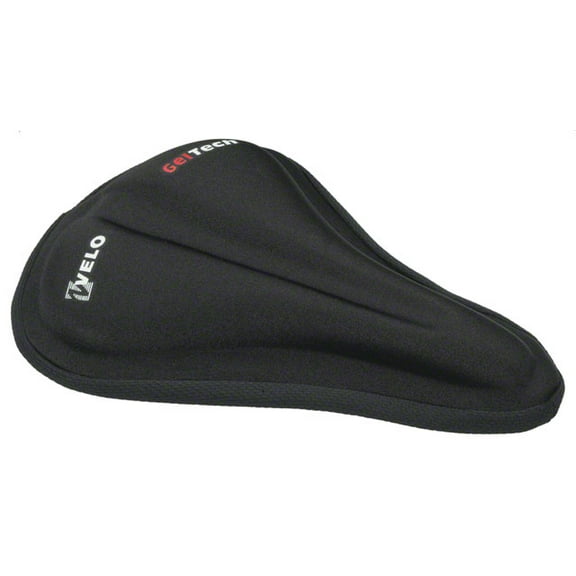 Velo Gel-Tech Saddle Cover: Black, Fits 254-280mm x 178-203mm Saddles