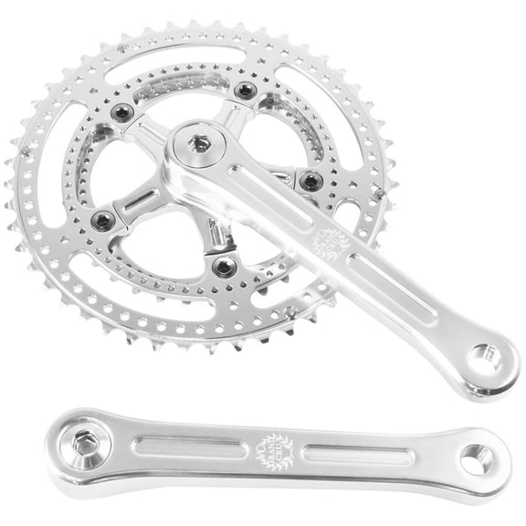 Velo Orange Grand Cru Drillium Cranks 175mm 8/9/10 Spd 48/34t Aluminum