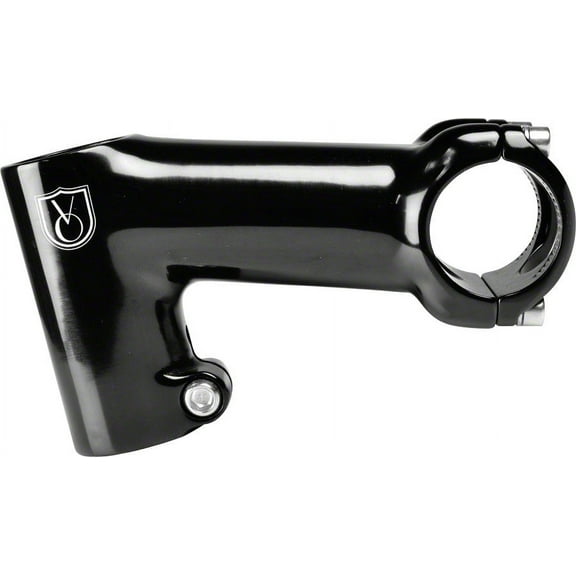Velo Orange Tall-Stack Stem - 80mm, 31.8 Clamp, -17, 1 1/8", Aluminum, Black