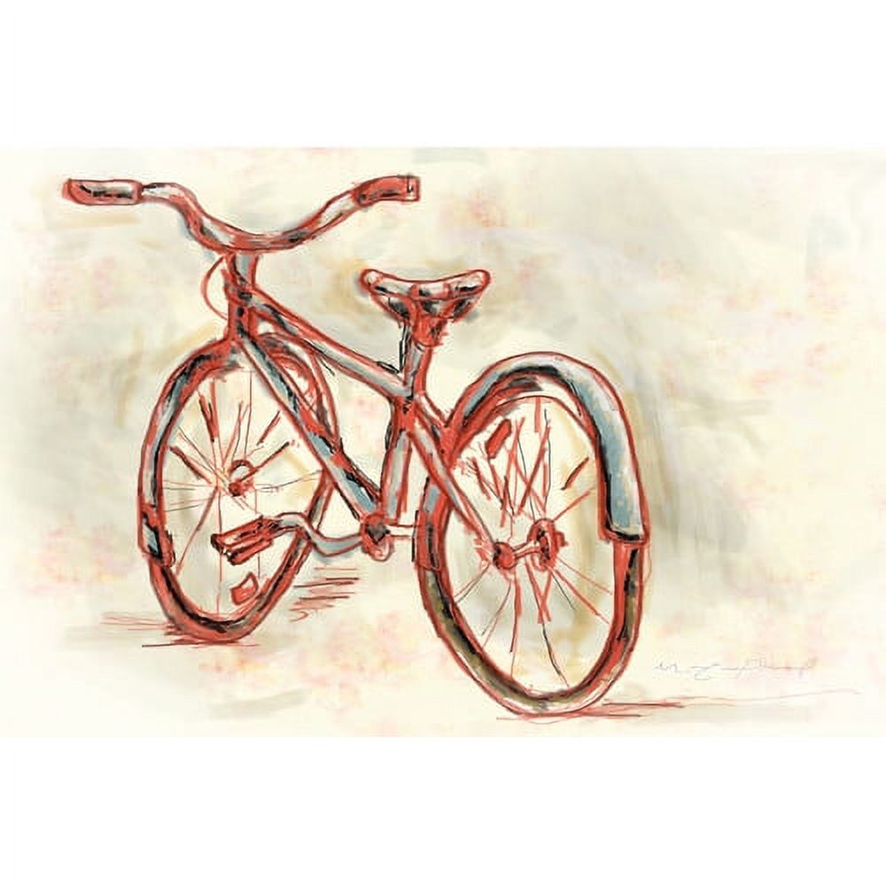 "Velo" Painting Print on Wrapped Canvas