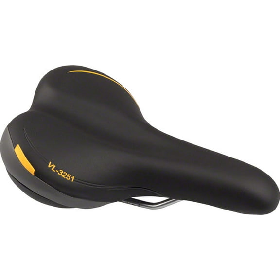 Velo Plush Pace Saddle - Steel, Black, Men's