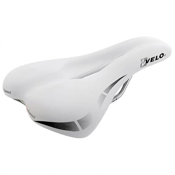 Velo WC Touring Saddle 270 x 175mm, 358g, White
