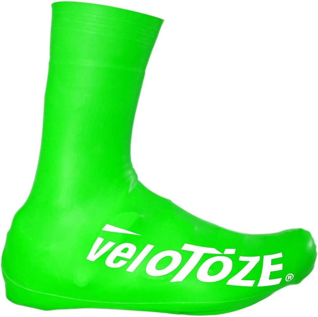 VeloToze Tall Silicone Cycling Shoe Covers - Waterproof, Windproof Booties For Cold & Rain