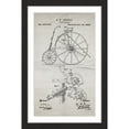 thumbnail image 1 of "Velocipede 1880 Old Paper" Framed Painting Print, 1 of 4
