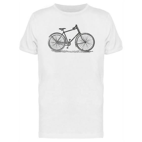 Velocipede Bicycle T-Shirt Men -Image by Shutterstock, Male Medium