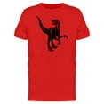 thumbnail image 1 of Velociraptor Black Sketch T-Shirt Men -Image by Shutterstock, Male Small, 1 of 2