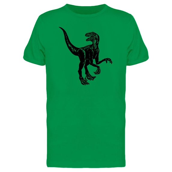 Velociraptor Black Sketch Tee Men's -Image by Shutterstock