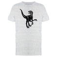 thumbnail image 1 of Velociraptor Black Sketch Tee Men's -Image by Shutterstock, 1 of 1