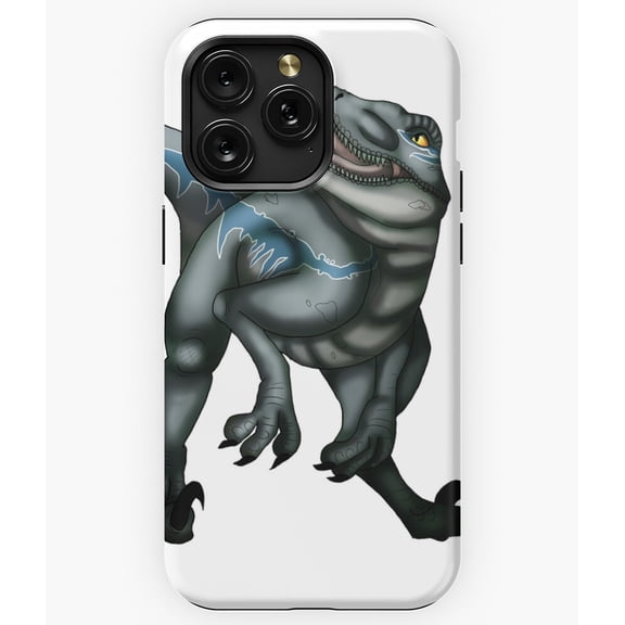 Velociraptor Blue Jurassic Dino G1095 Phone Case for iPhone17 16 15 14 13 12 11 Pro Max