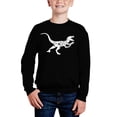 thumbnail image 1 of Velociraptor - Boy's Word Art Crewneck Sweatshirt, 1 of 3