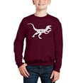 thumbnail image 1 of Velociraptor - Boy's Word Art Crewneck Sweatshirt, 1 of 3