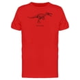 thumbnail image 1 of Velociraptor Ink Style Tee Men's -Image by Shutterstock, 1 of 2