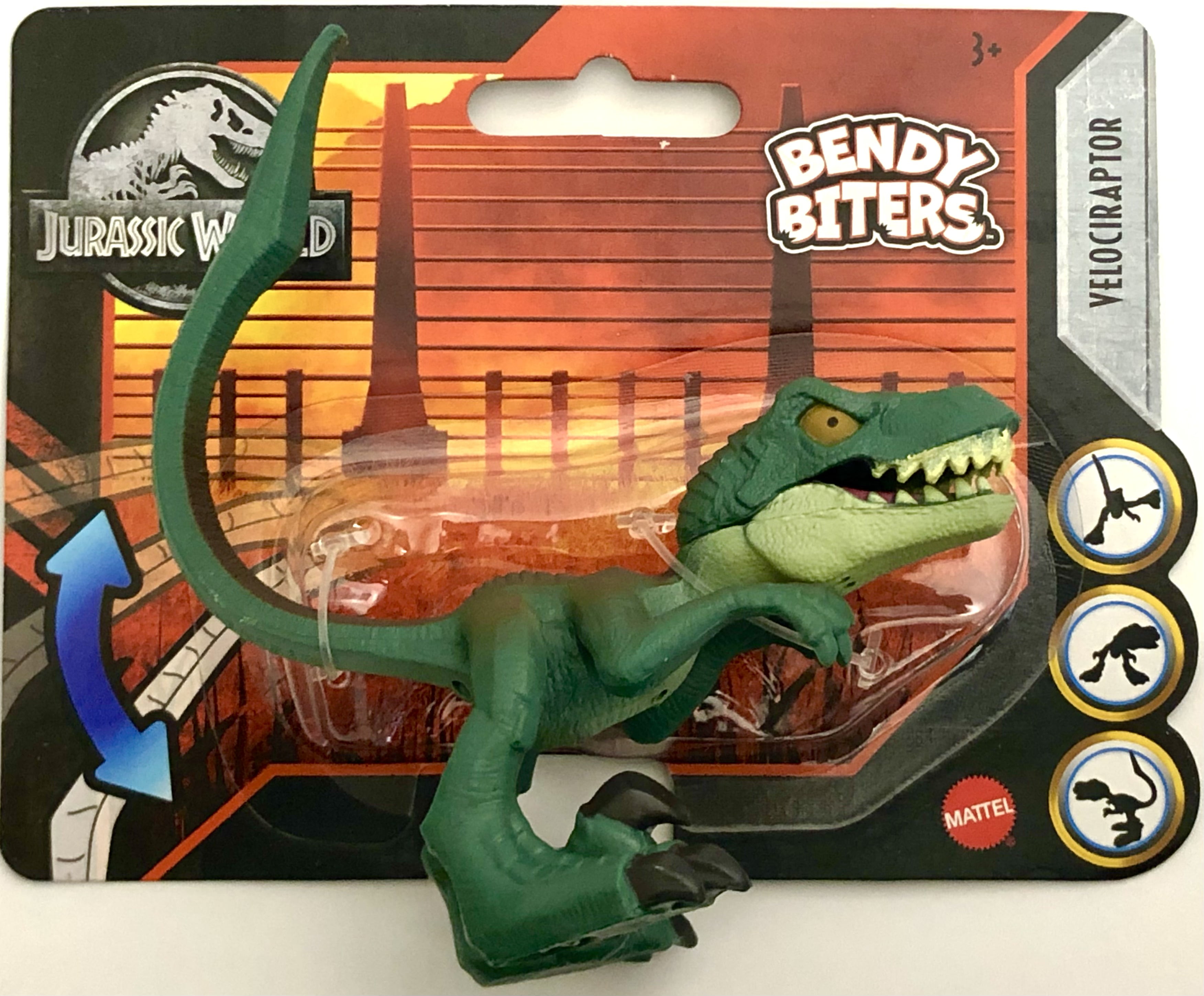 Velociraptor - Jurassic World Bendy Biters - Walmart.com