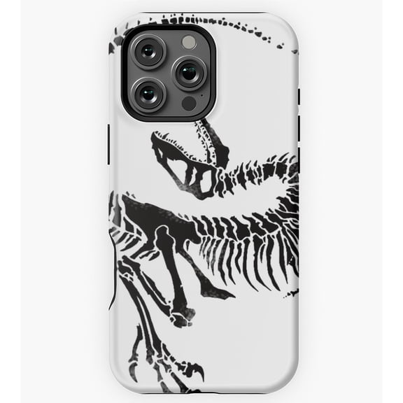 Velociraptor Skeleton Print GA5164 Phone Case for iPhone 11 to 17 Pro Max