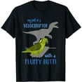 thumbnail image 1 of Velociraptor with a Fluffy Butt Yellow Naped Amazon Parrot T-Shirt, 1 of 5