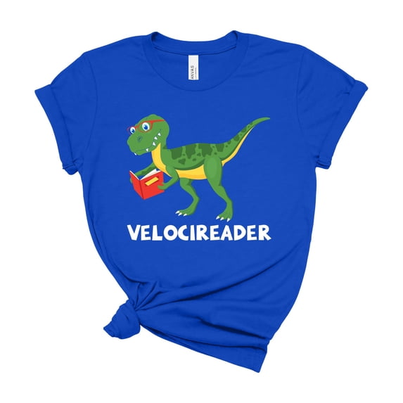Velocireader Dinosaur Book Lover Shirt Funny Reading Teacher - Walmart.com