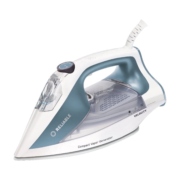 Reliable Velocity Iron 180IR, Continuous Steam, Leak Free, Three Heat Settings, for Sewing, Quilting, Clothes
