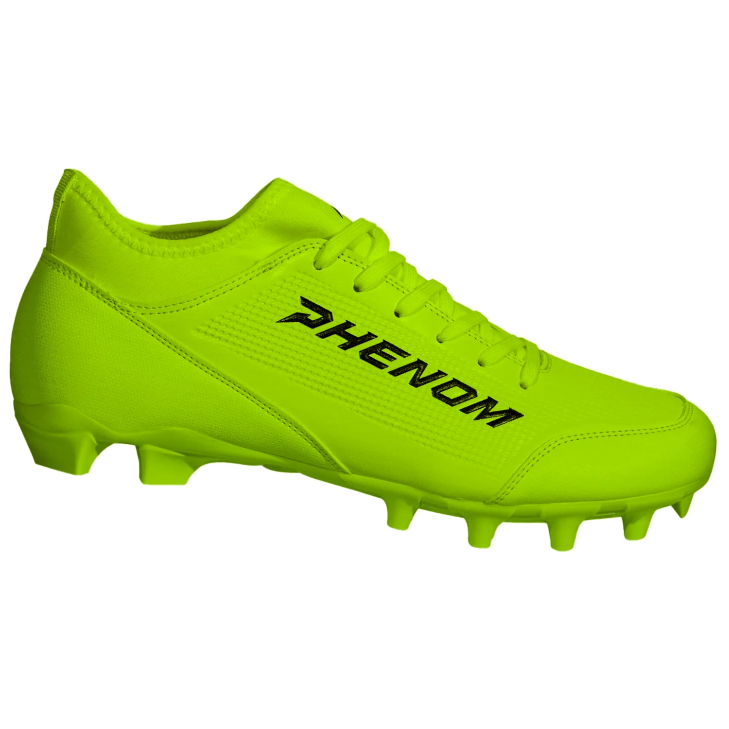 green and yellow youth football cleats
