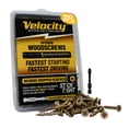thumbnail image 1 of Velocity Interior 1 1/8 Wood Screws DIY Pack (Size #8) – Furniture Wood Screw, Carbon Steel Screws Wood Zinc Plating, Stick-Tight Technology Screws for Wood Working, Self Tapping Screws (150 Pcs), 1 of 7