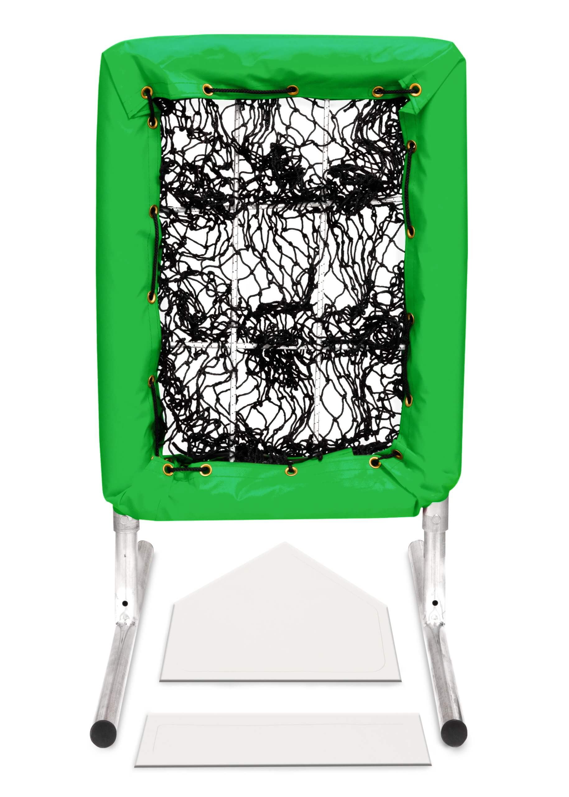 Velocity 9 Hole Pitchers Pocket - Lime Green PVC