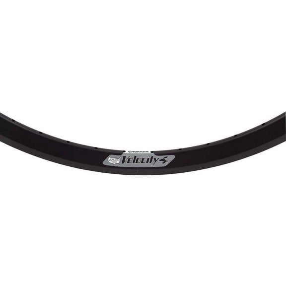 Velocity Chukker Bicycle Rim - 700C 622 x 18 48 Black/NMSW - 3900-62248