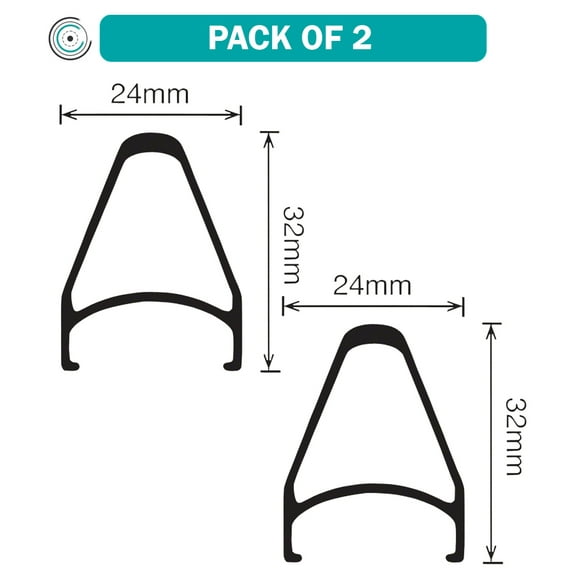 Velocity Chukker Rim, 700c 36h Non-MSW Black