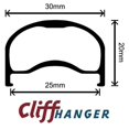 thumbnail image 1 of Velocity Cliffhanger Rim - 26", Disc, Black, 36H, 1 of 1