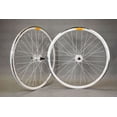 thumbnail image 1 of Velocity Deep V Track Wheels ALL WHITE Fixed Gear 700c, 1 of 1