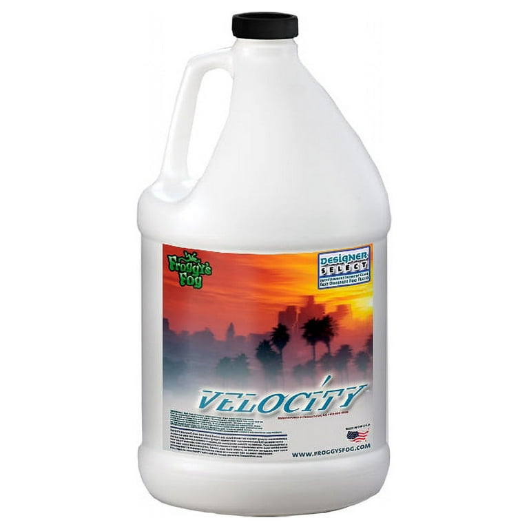 Velocity - Fast Dissipating Fog Machine Fluid - 1 Gallon Fog Juice