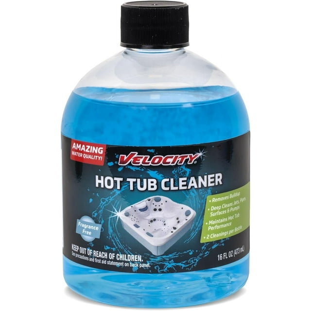 Velocity Rig Velocity Hot Tub Cleaner – 2 Uses Per Bottle. Spa Cleaner, Removes ...