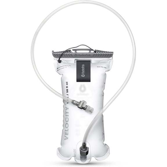 Velocity Hydration Reervoir (1.5L or 2L), lim Profile Water Bladder, elfealing Bite Valve, Leak Proof, Reverible, Dihwaher afe