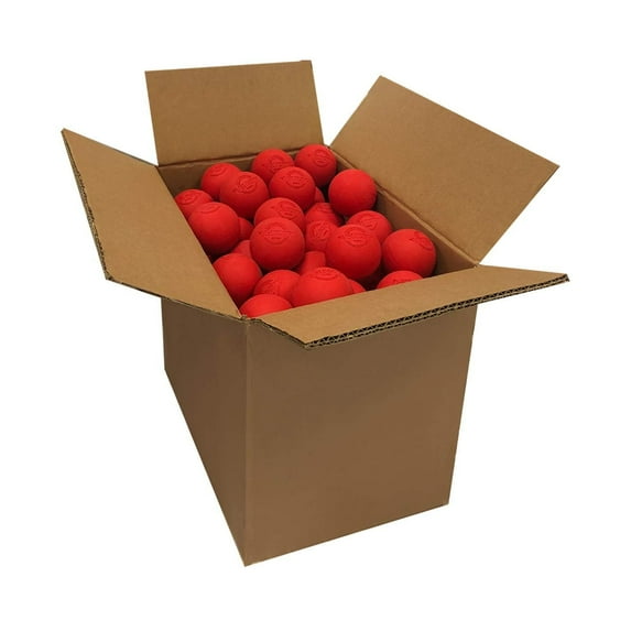 Velocity Lacrosse Balls – 120 Pack – Official Size, NFHS & College Approved – Red