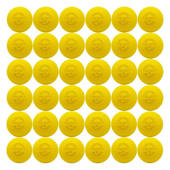 Velocity Lacrosse Balls – 36 Pack – Official Size, NFHS & College Approved – Yellow
