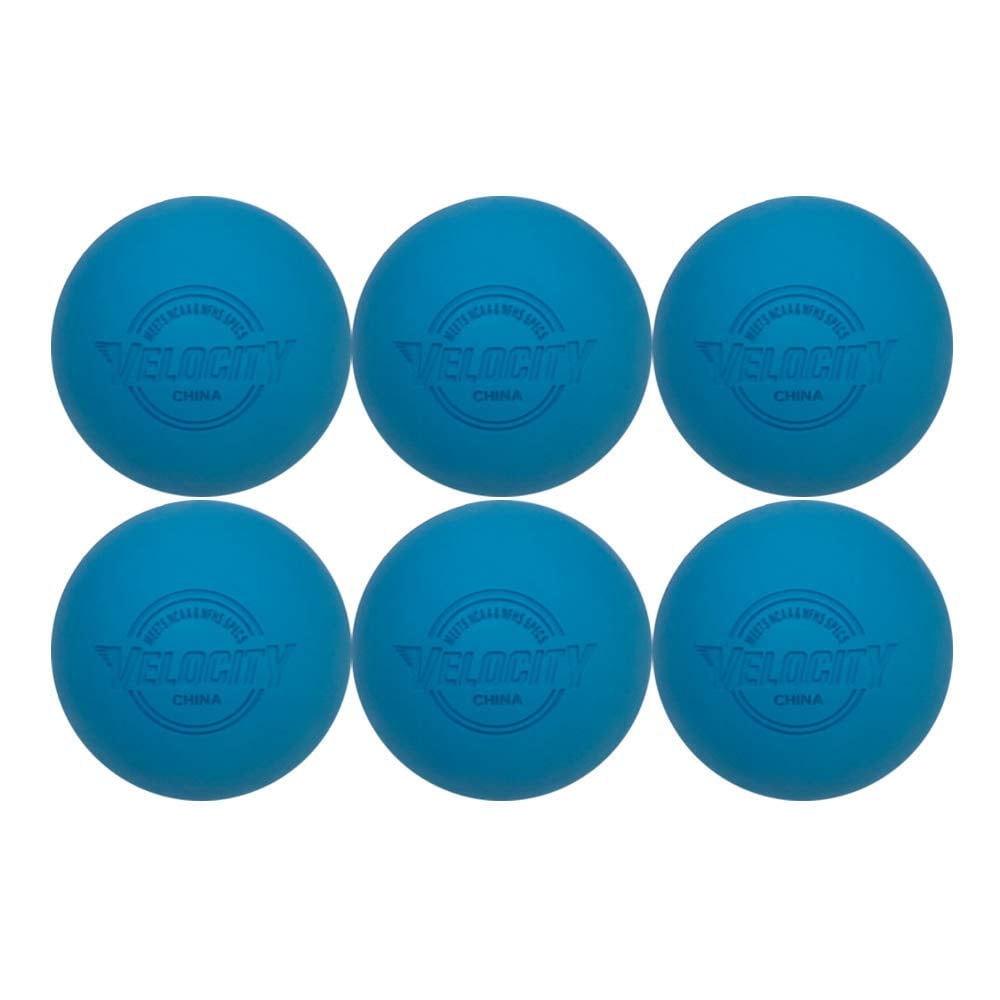 Velocity Yellow Textured Lacrosse Balls - Official NFHS, SEI, And NCAA