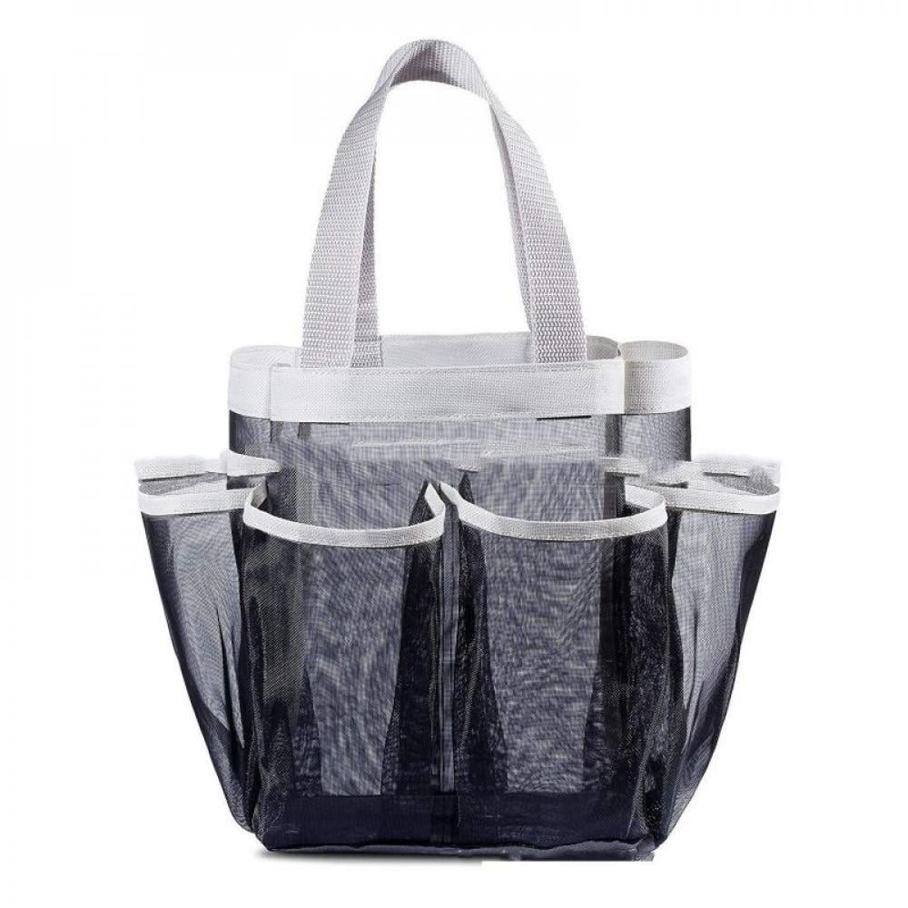 Mesh Shower Caddy Basket Large Shower Bag Portable Tote Quick Dry