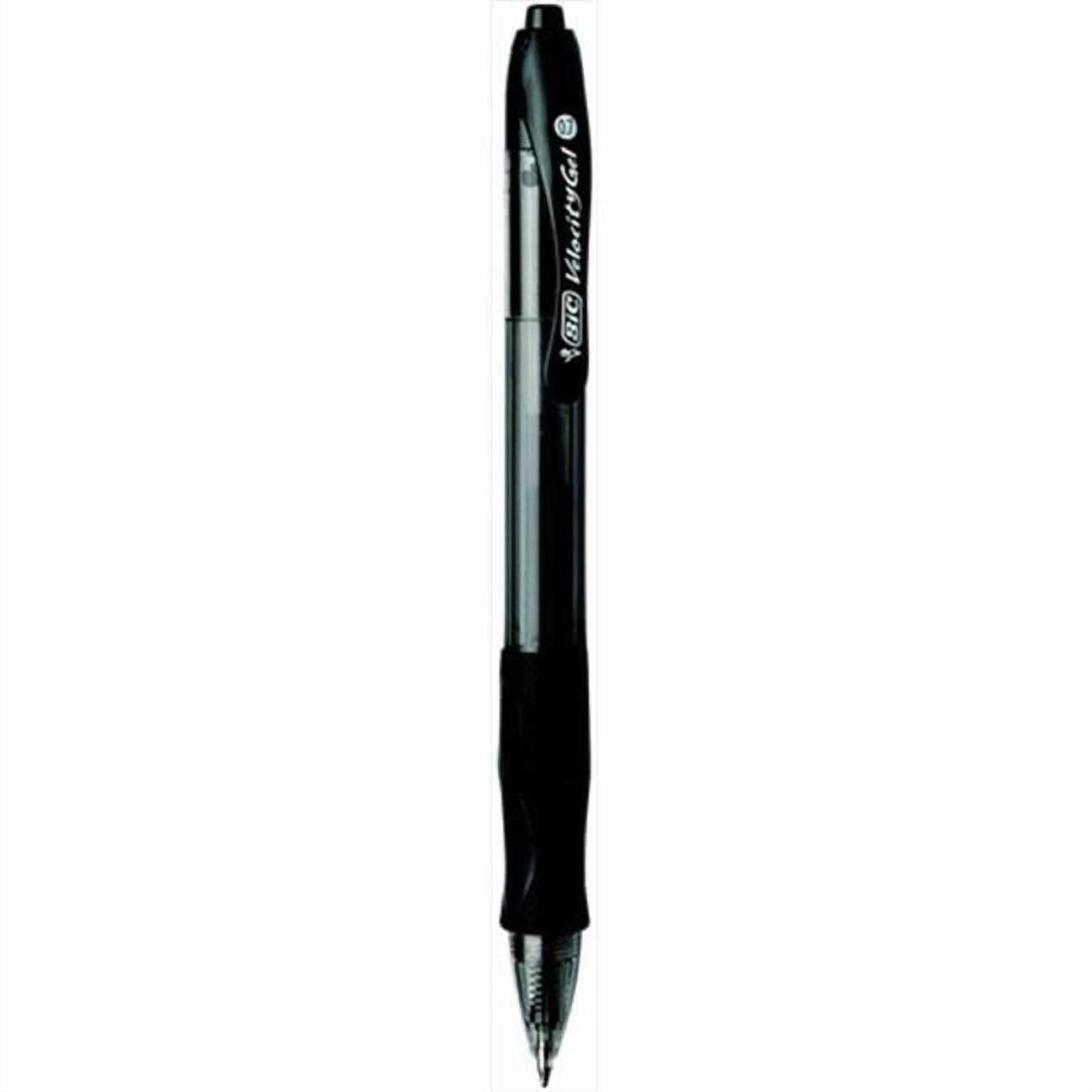 Velocity Retractable Roller Gel Pen, Blue, Pack - 12