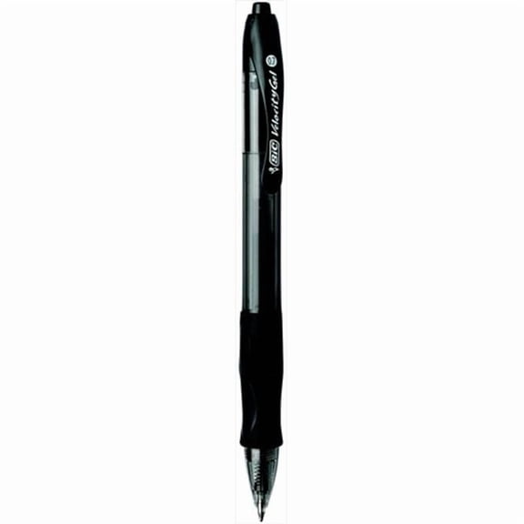 Velocity Retractable Roller Gel Pen, Blue, Pack - 12