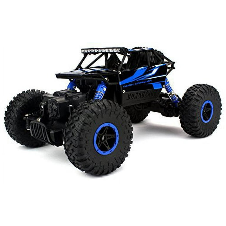 Velocity Toys Rock Crawler Remote Control RC High Performance Truck 2.4 GHz Control System 4WD All Weather 1 18 Size RTR Colors May Vary