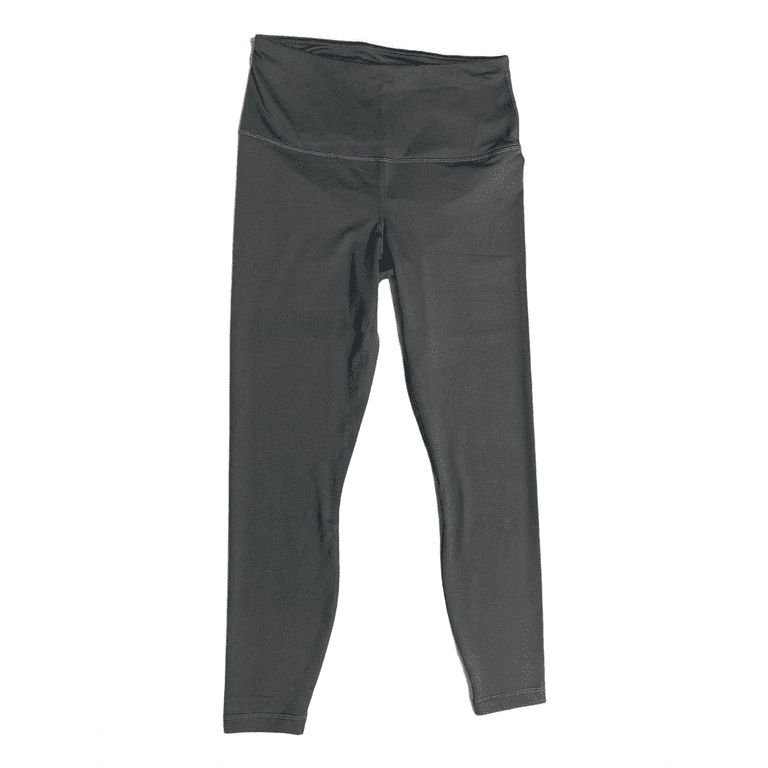 Velocity Women s No Sweat High Waist Ankle Length Active Leggings Dark Olive L Walmart