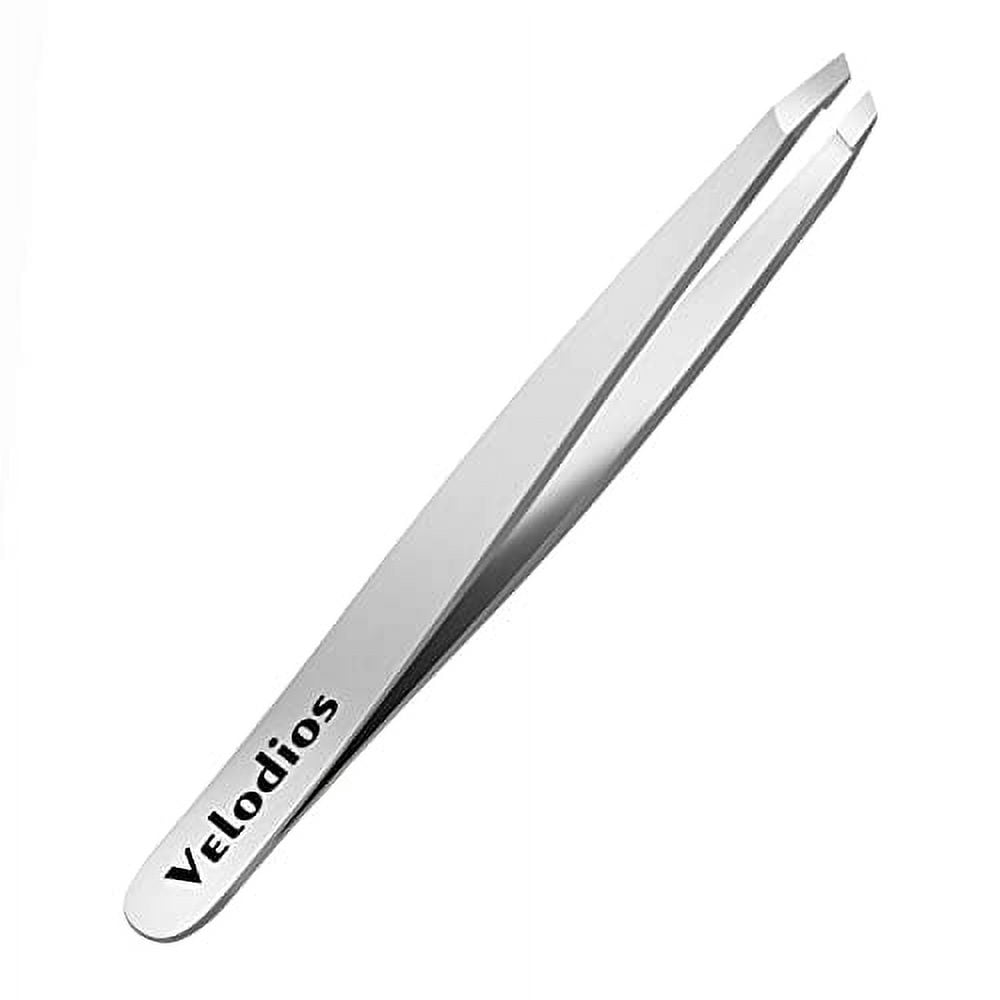 Velodios Professional Grade Slant .. Tweezers,Best Tweezers for Eyebrow, .. Facial Hair,Chin