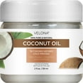 thumbnail image 1 of Coconut Oil 76 Degree by Velona - 2 Fl Oz | 100% Pure and Natural Carrier Oil | in jar | Refined, Cold pressed | Skin, Face, Body, Hair Care | Use Today - Enjoy Results, 1 of 6