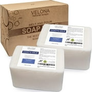Velona Goats Milk Soap Base - 10 lb | SLS/SLES Free | Melt and Pour | Natural Bars for The Best Result for Soap-Making