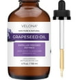 thumbnail image 1 of Grapeseed Oil by Velona - 4 fl oz | 100% Pure and Natural Carrier Oil | Refined | Skin, Face, Body, Hair Care | Use Today - Enjoy Results, 1 of 6