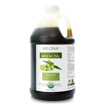 velona Neem Oil USDA Certified Organic - 1 Gallon / 128 Fl Oz | 100% Pure and Natural Carrier Oil | Virgin, Unrefined, Cold Pressed | Hair, Body and Skin Care | Use Today - Enjoy Results